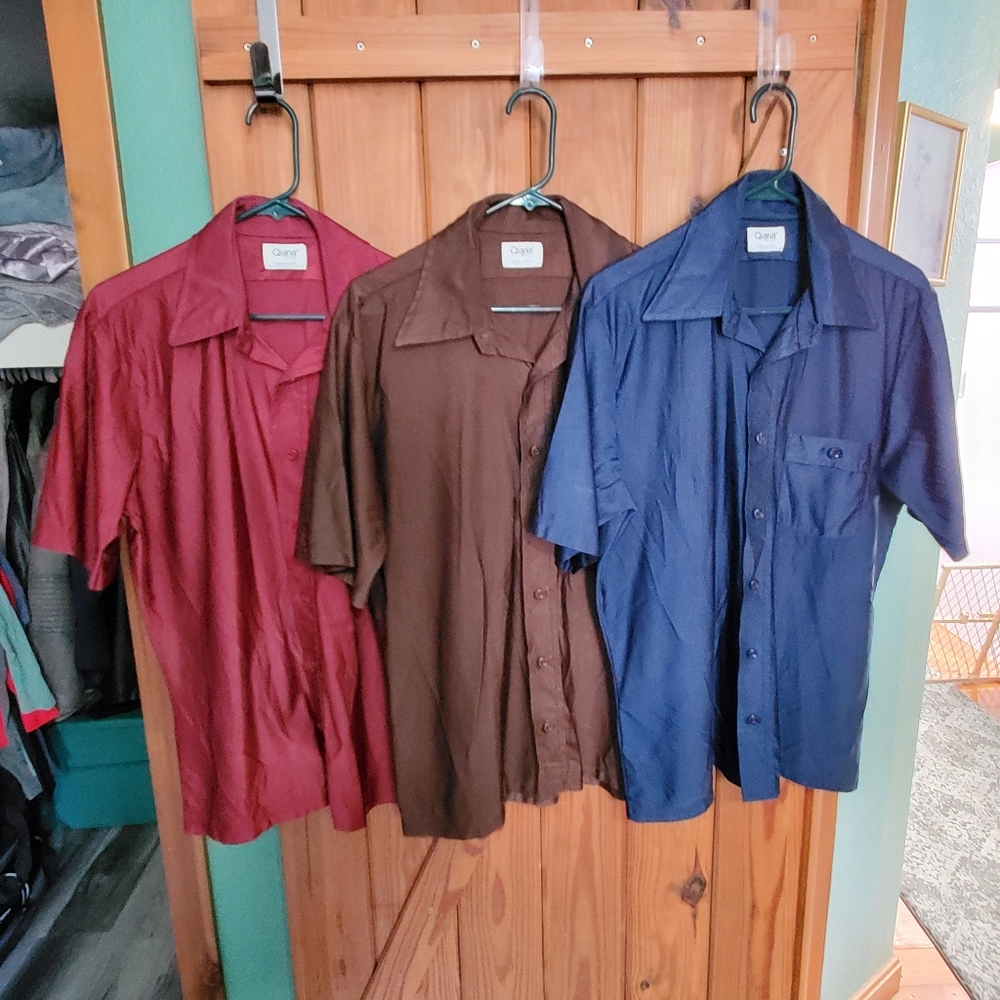 Lot of 2 Vintage shirts *brown no longer available